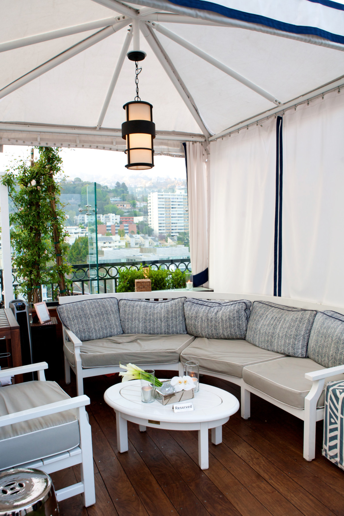 Stunning Roof Top Rehearsal Dinner