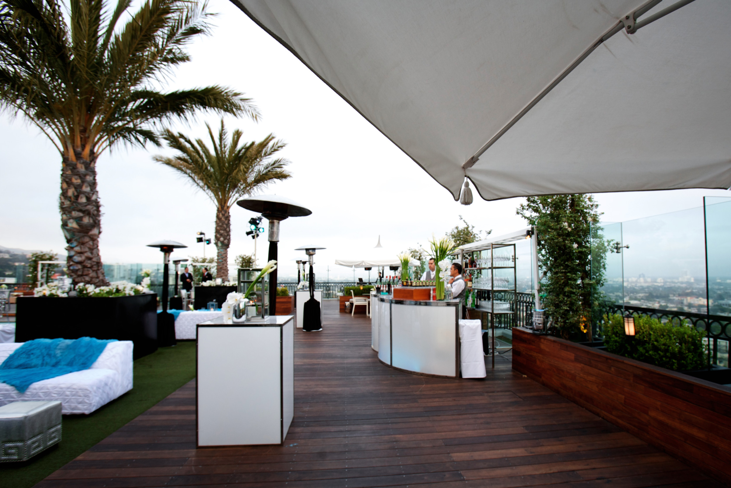 Stunning Roof Top Rehearsal Dinner