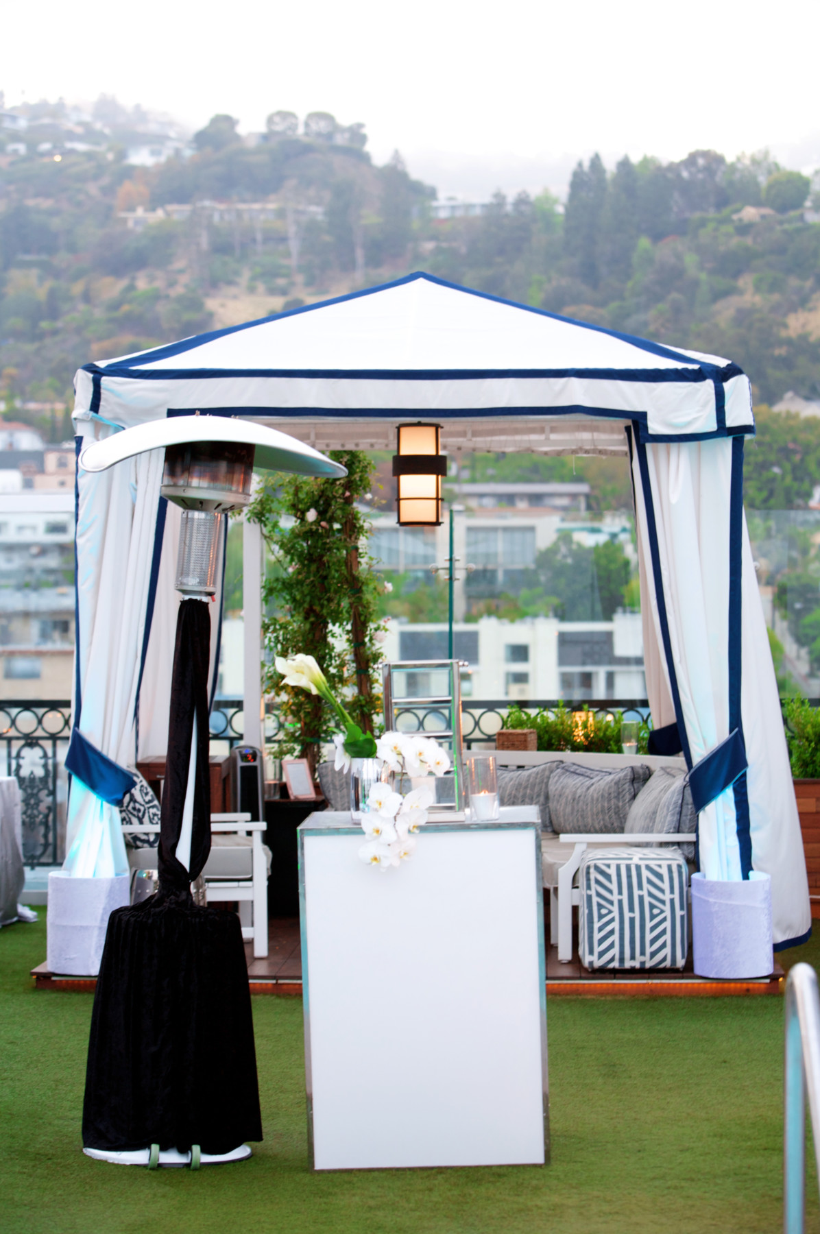 Stunning Roof Top Rehearsal Dinner