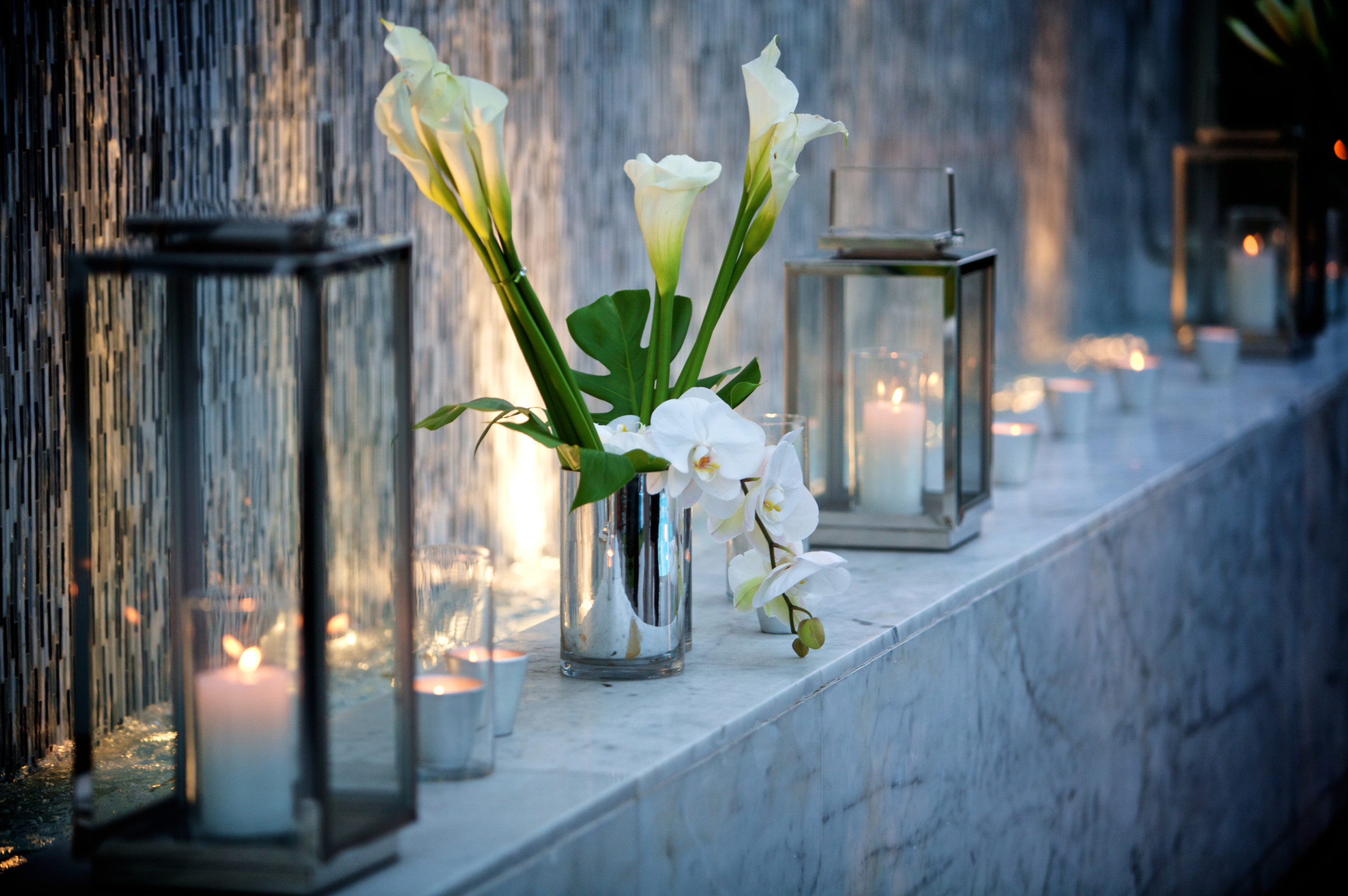 Stunning Roof Top Rehearsal Dinner