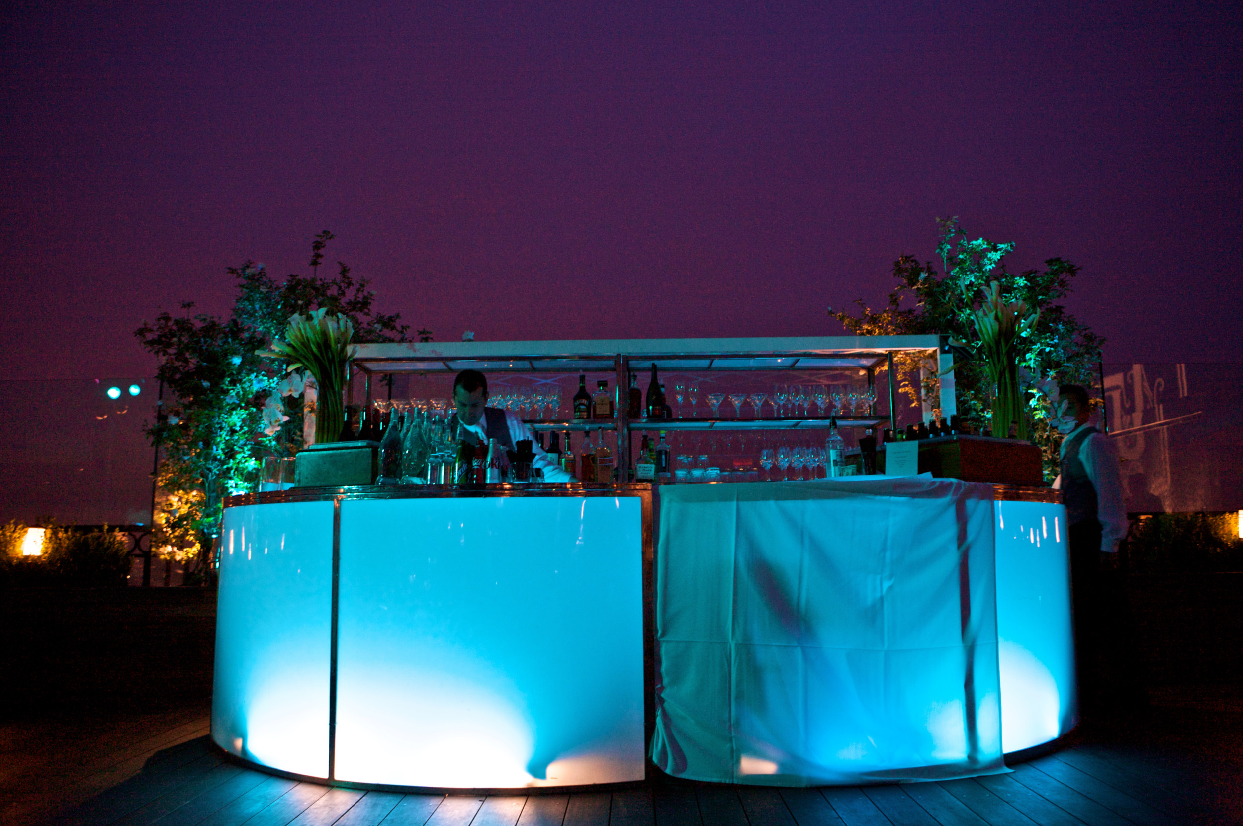 Stunning Roof Top Rehearsal Dinner