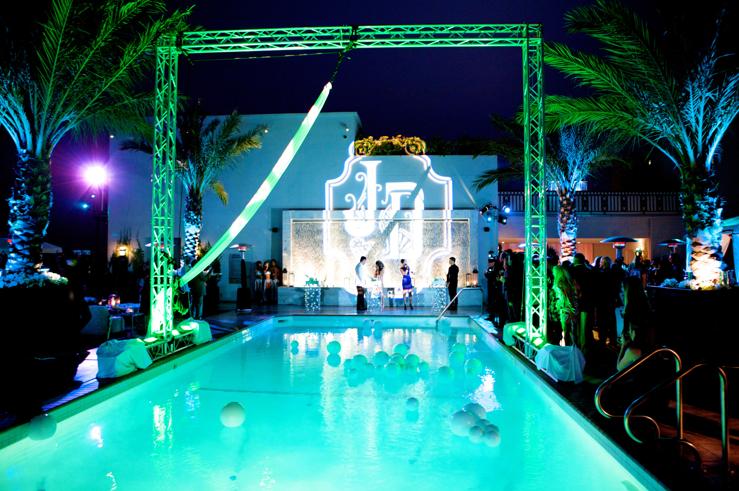 Stunning Roof Top Rehearsal Dinner