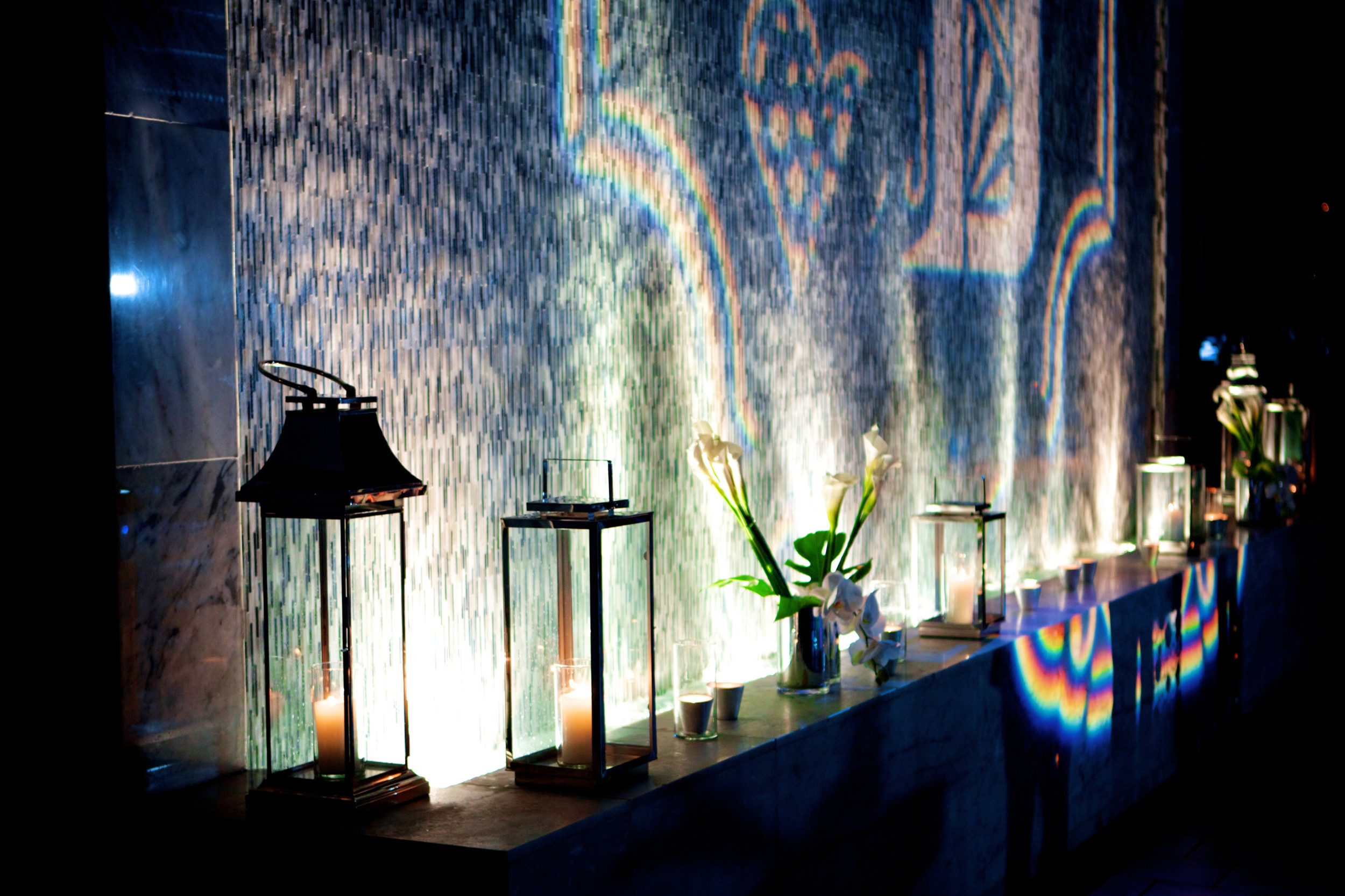 Stunning Roof Top Rehearsal Dinner