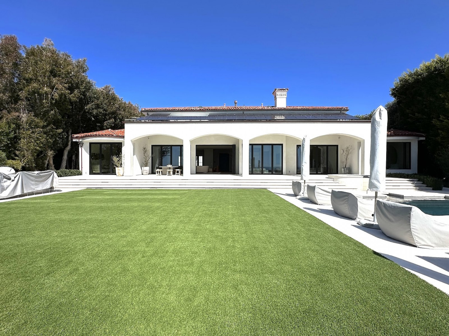 Modern White Event Rental Property Malibu