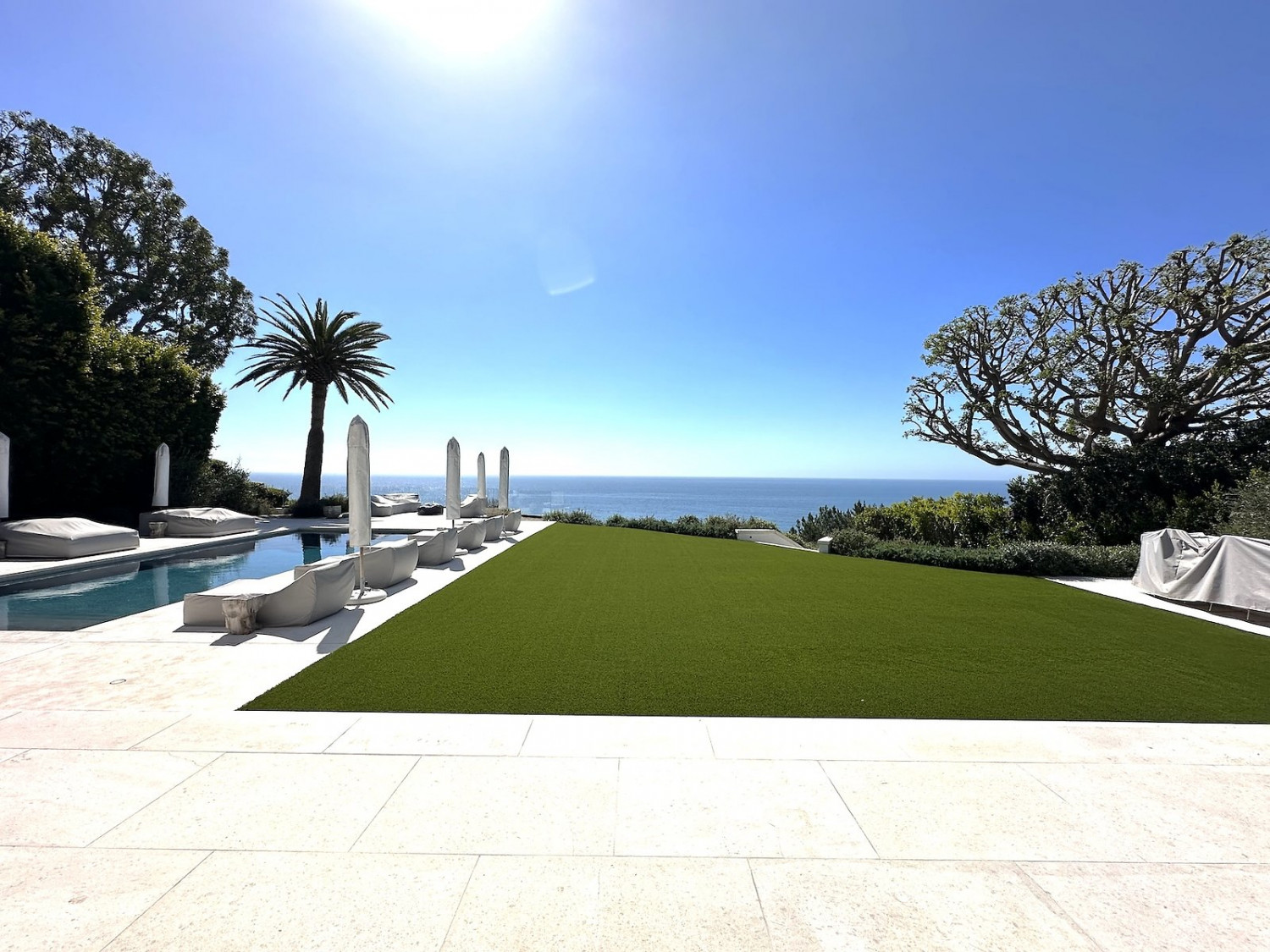 Modern White Event Rental Property Malibu