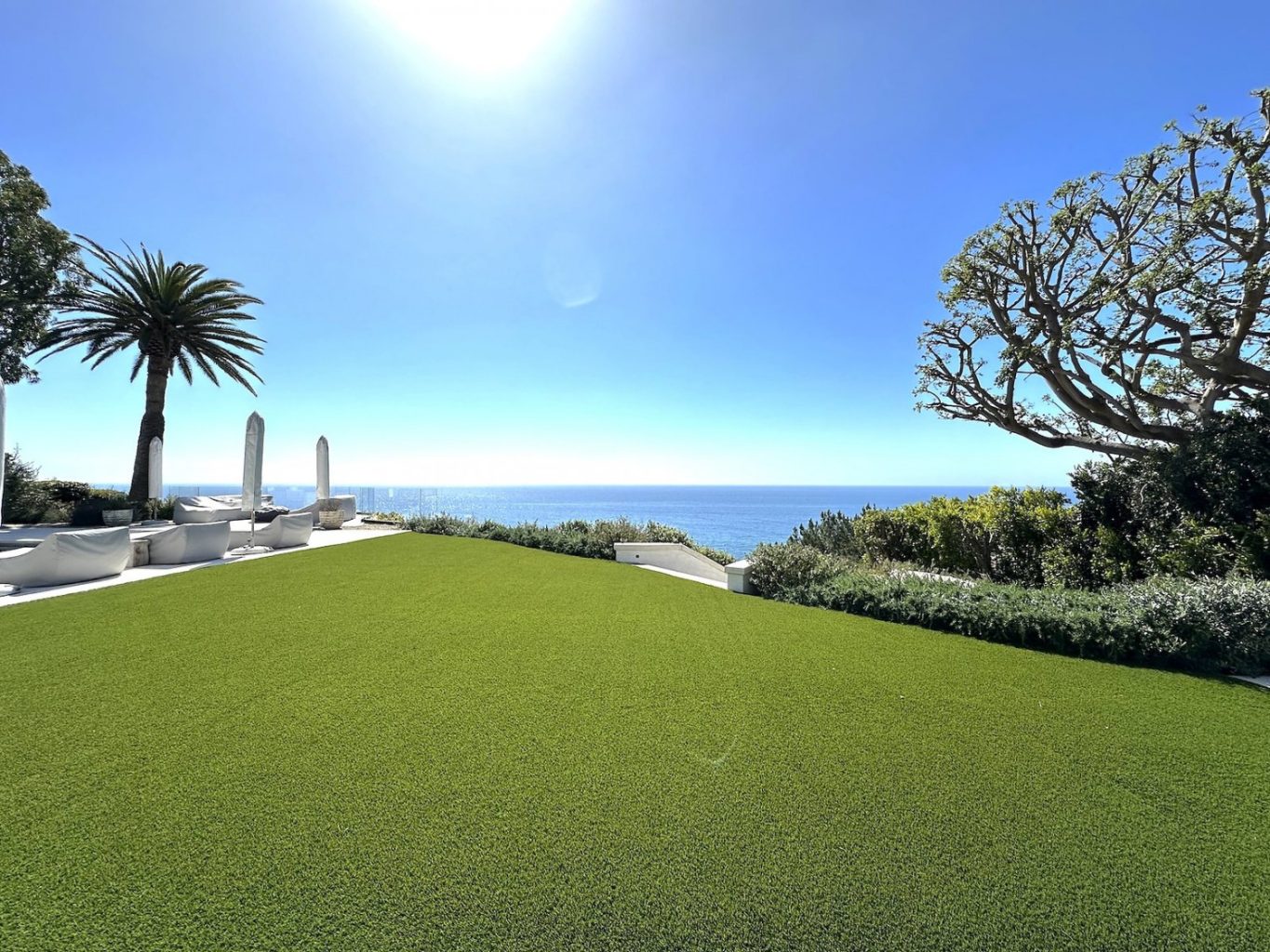 Modern White Event Rental Property Malibu