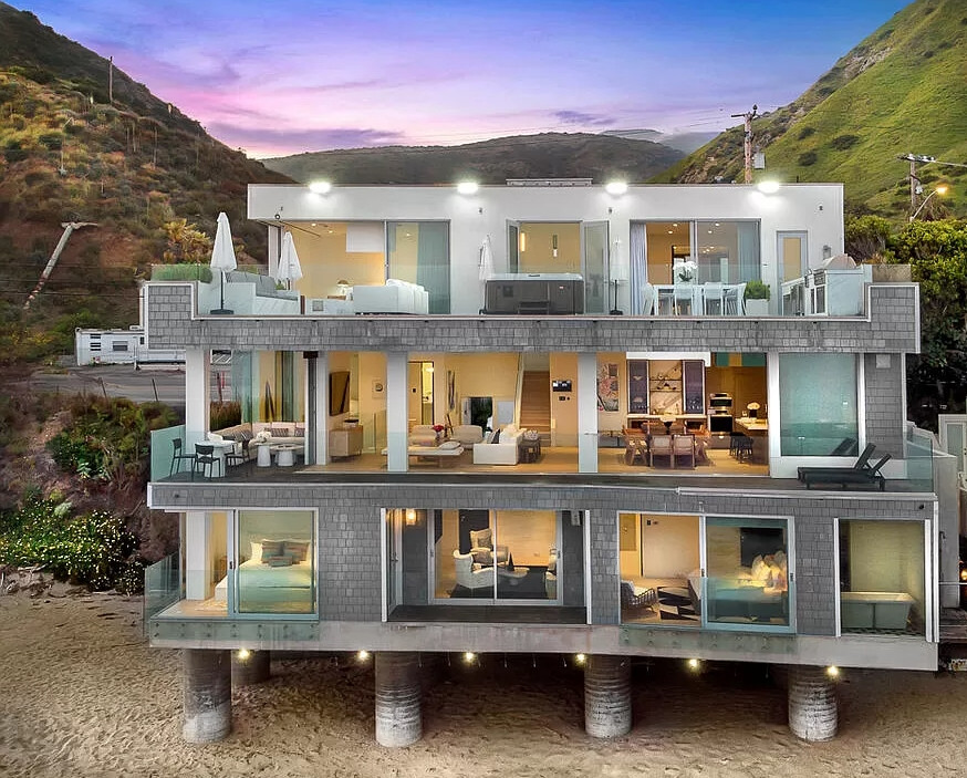 Malibu Beach Private Home Event Rental