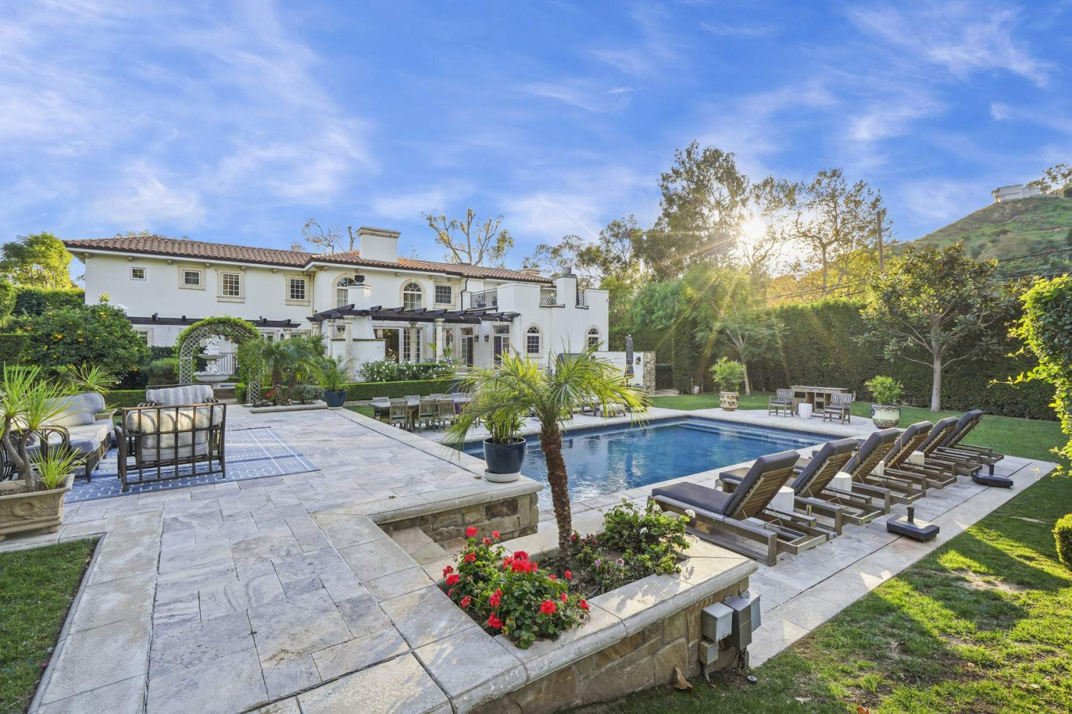Malibu Estate Rental with Guest House and Canyon Views